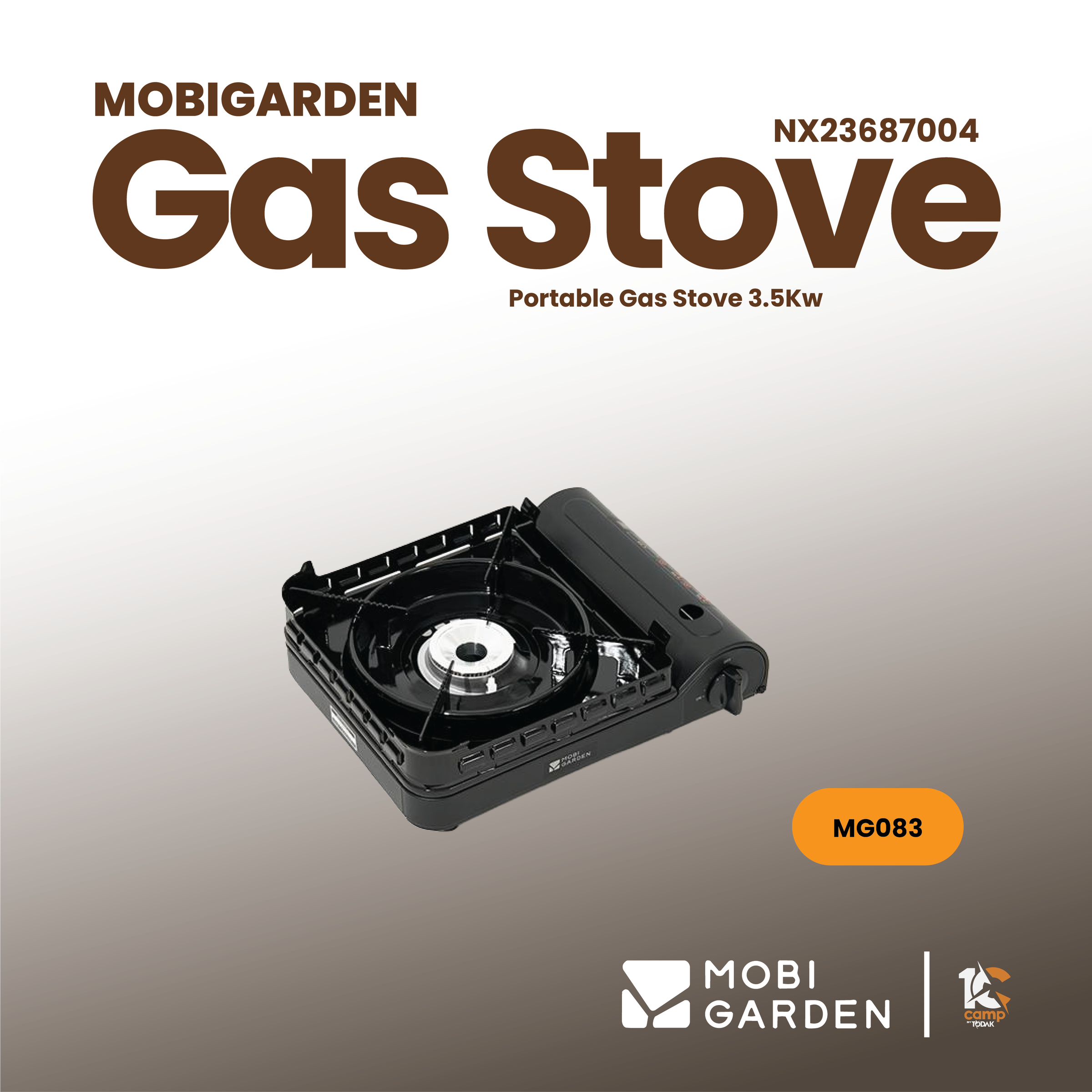 MG083 | MOBI GARDEN NX23687004 _ PORTABLE GAS STOVE 3.5kW
