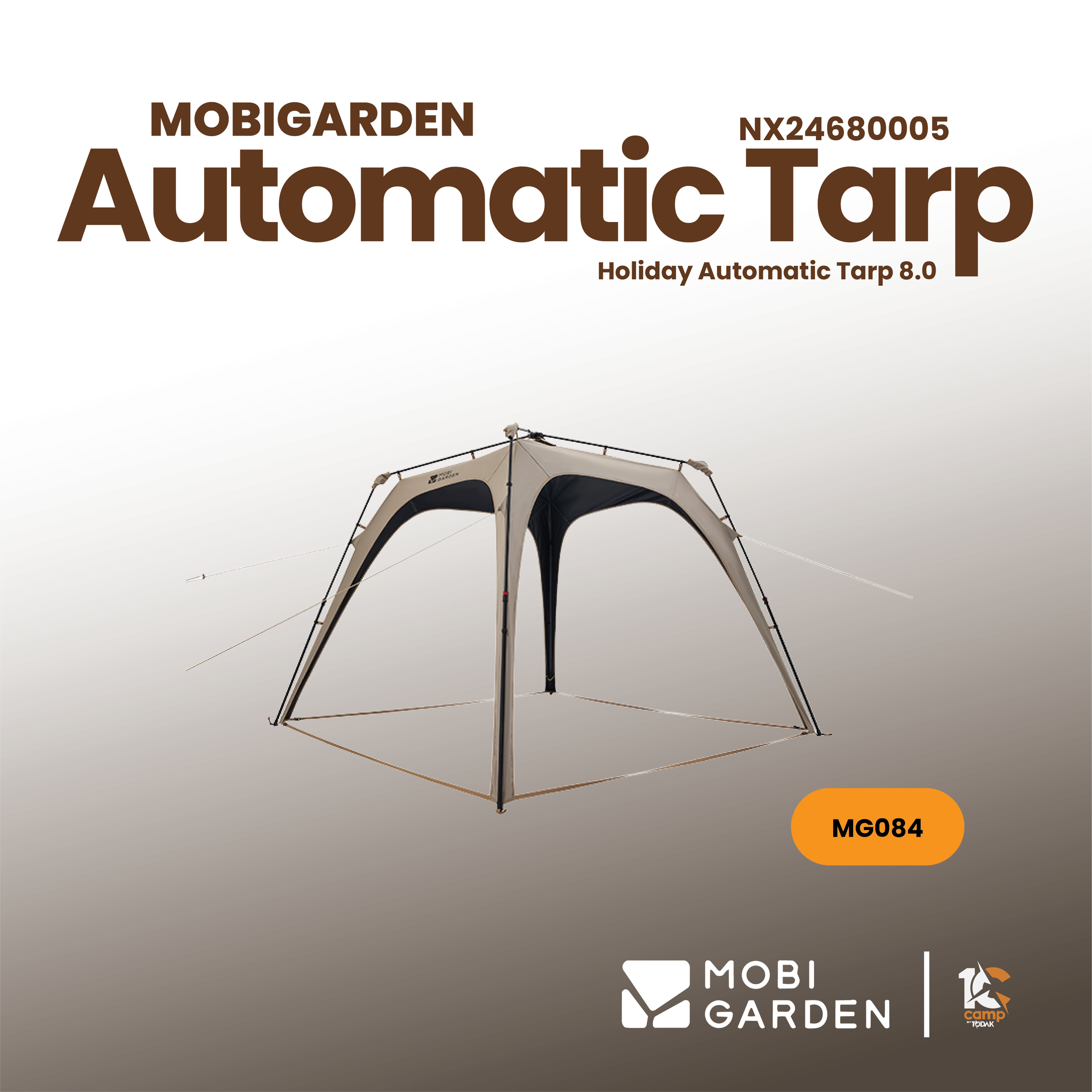 MG084 | MOBI GARDEN NX24680005 _ HOLIDAY AUTOMATIC TARP 8.0