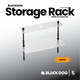 Acrylic storage rack
