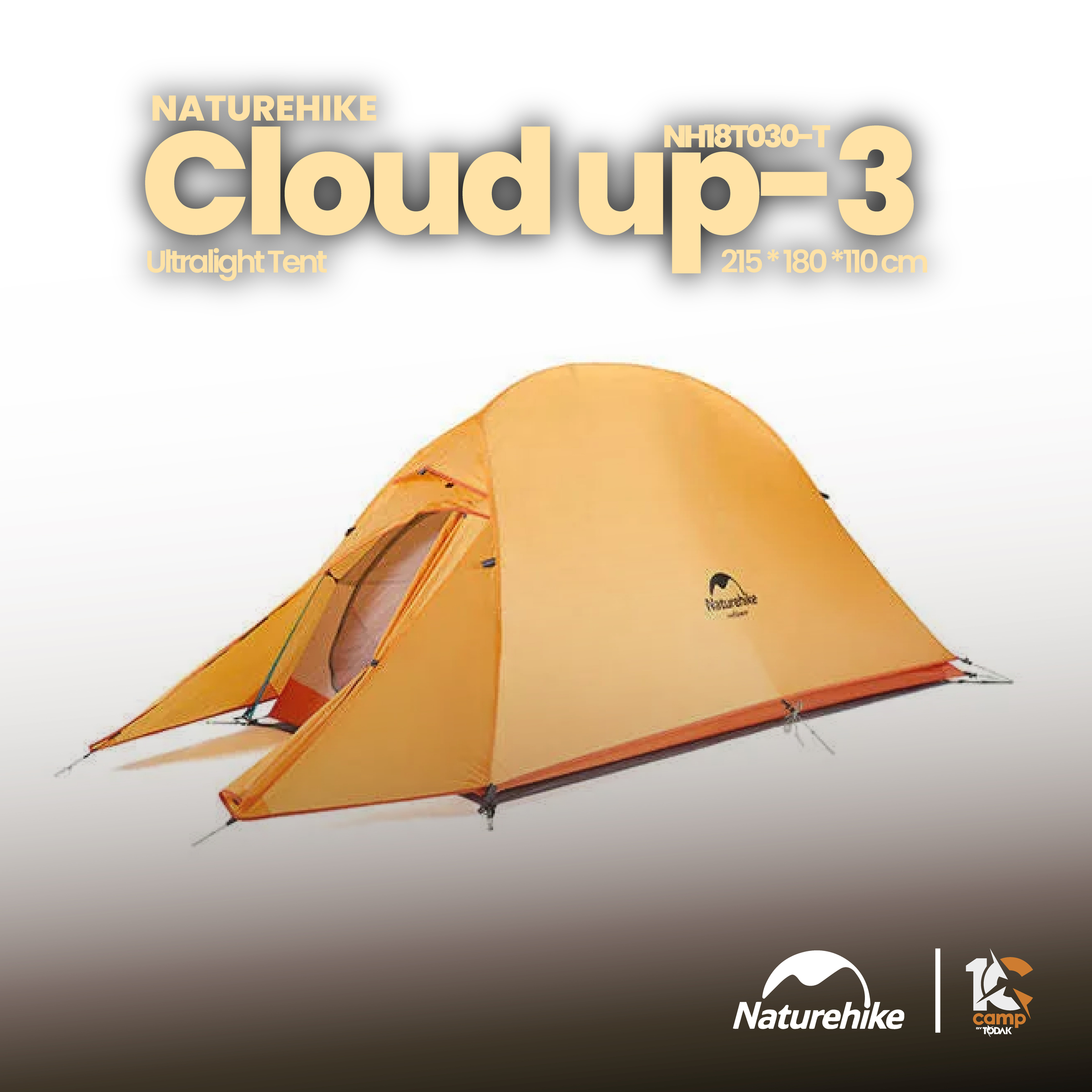 NH123 | NATUREHIKE  NH18T030-T _ Cloud up-3 Ultralight Tent