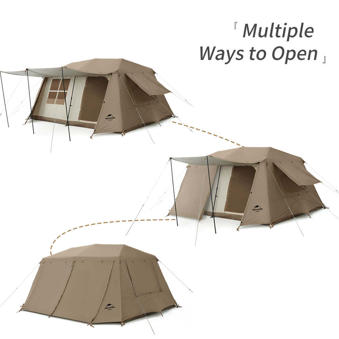 NH002 | NATUREHIKE CNH22ZP004 Village 13 Automatic Tent – 10camp