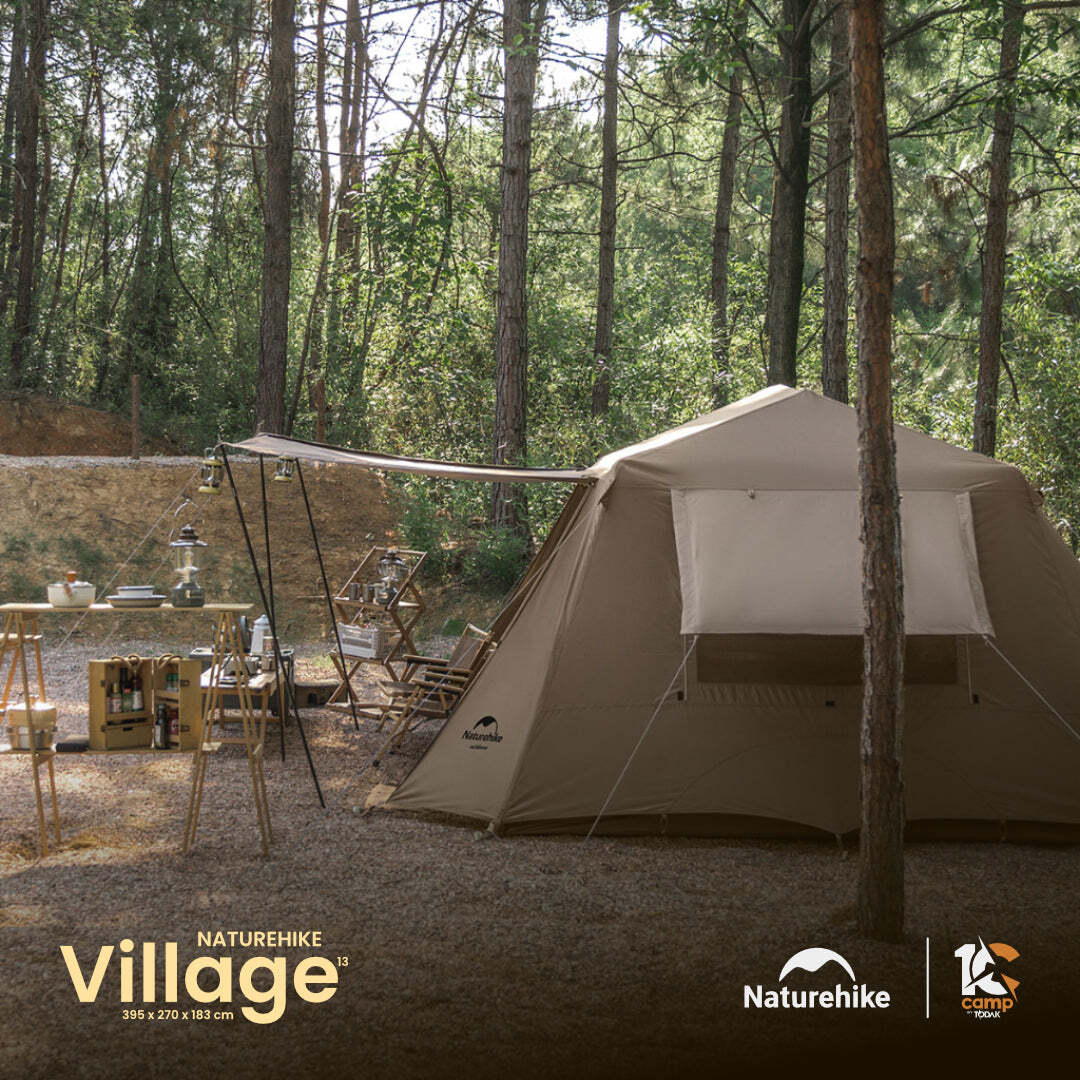 NH002 | NATUREHIKE CNH22ZP004 Village 13 Automatic Tent – 10camp