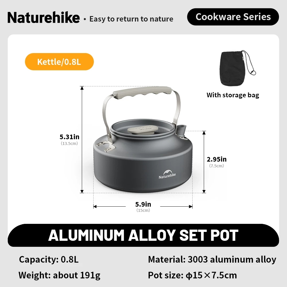 Set Cerek Camping Aluminium Naturehike