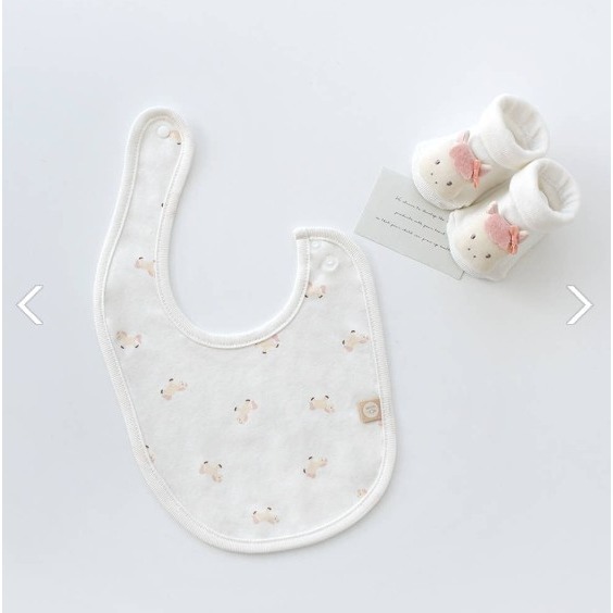 🎁粉色小馬鞋襪+圍兜