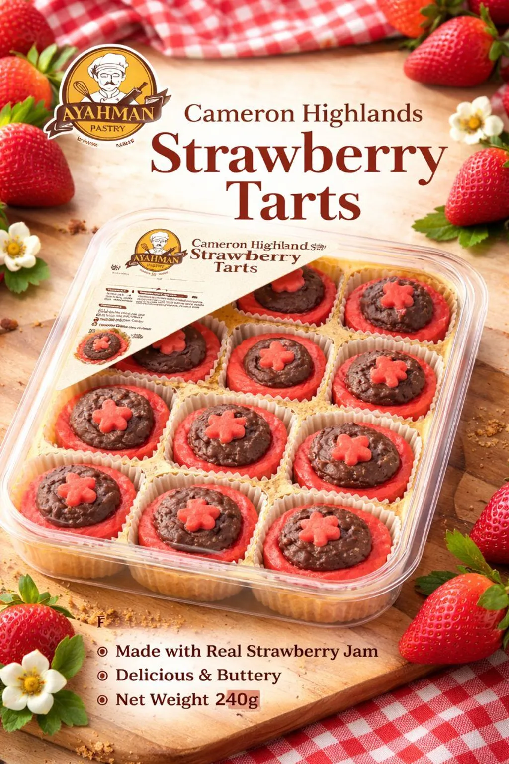 Strawberry Tart · Pure Butter