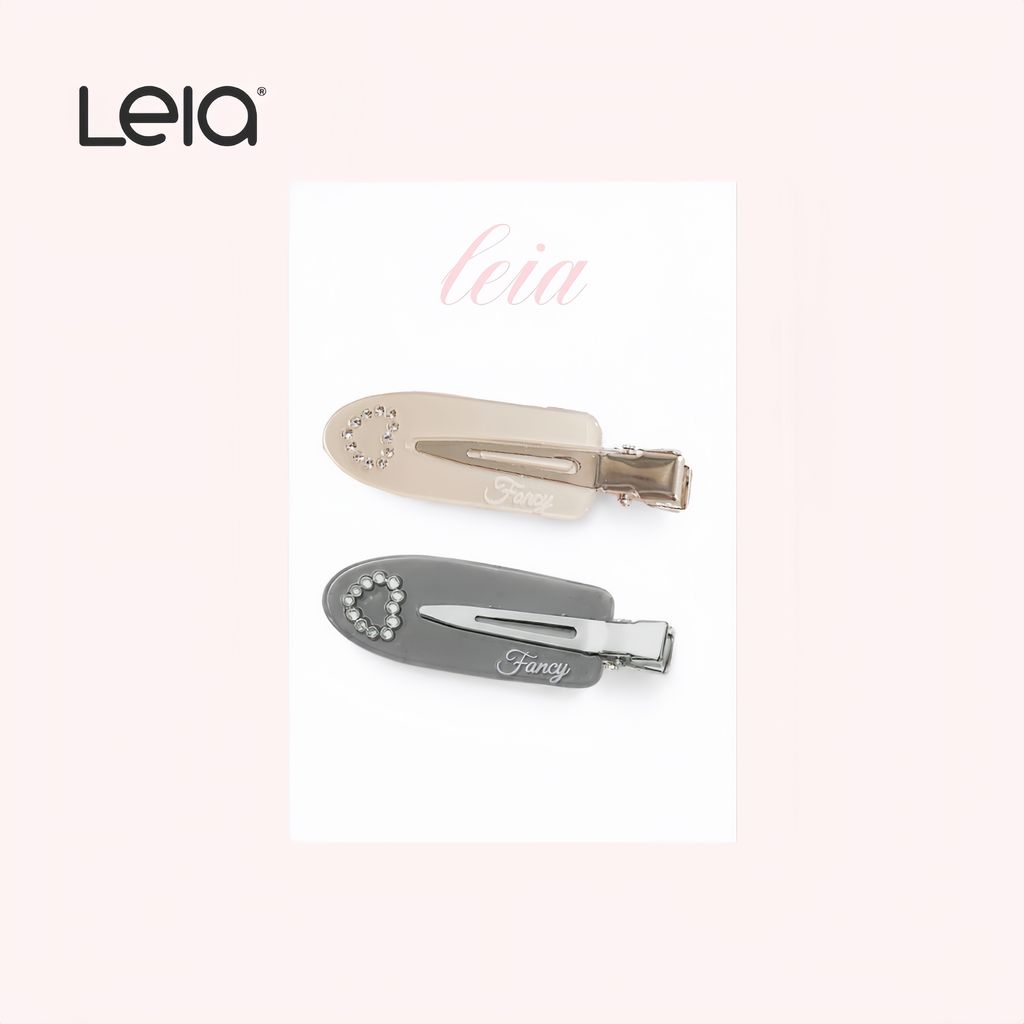 leia hairclip silver