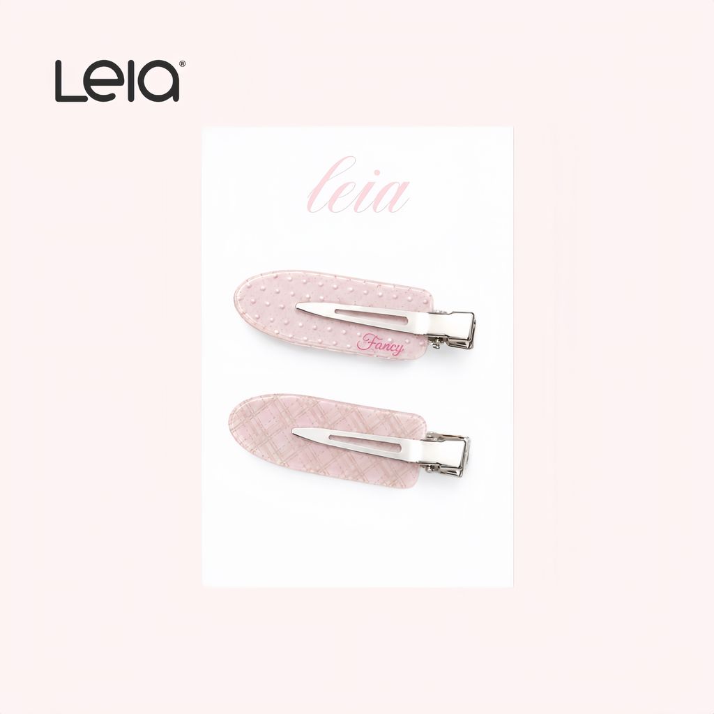 leia hairclip pink