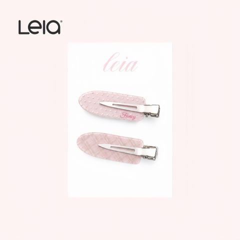 leia hairclip pink