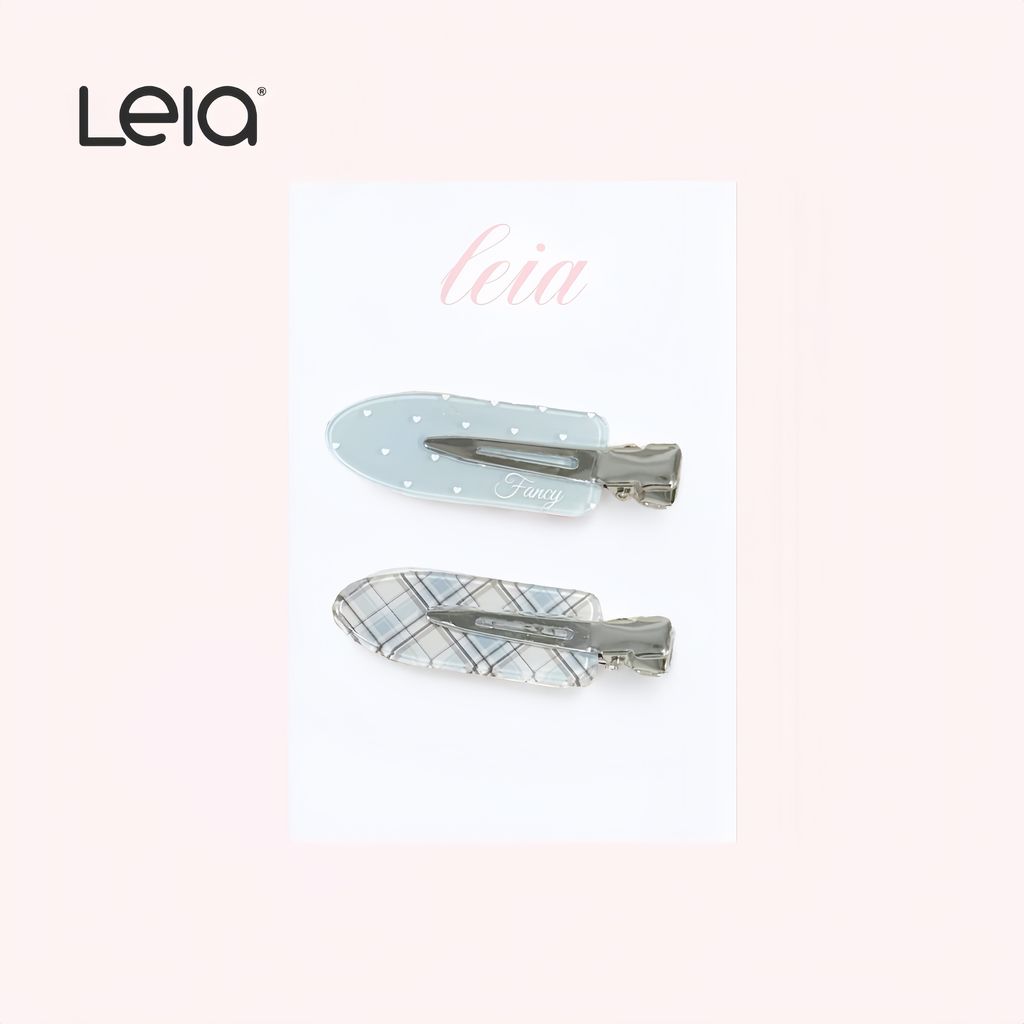 leia hairclip blue
