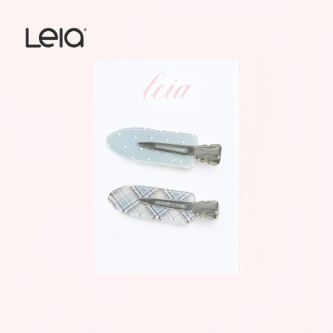 leia hairclip blue