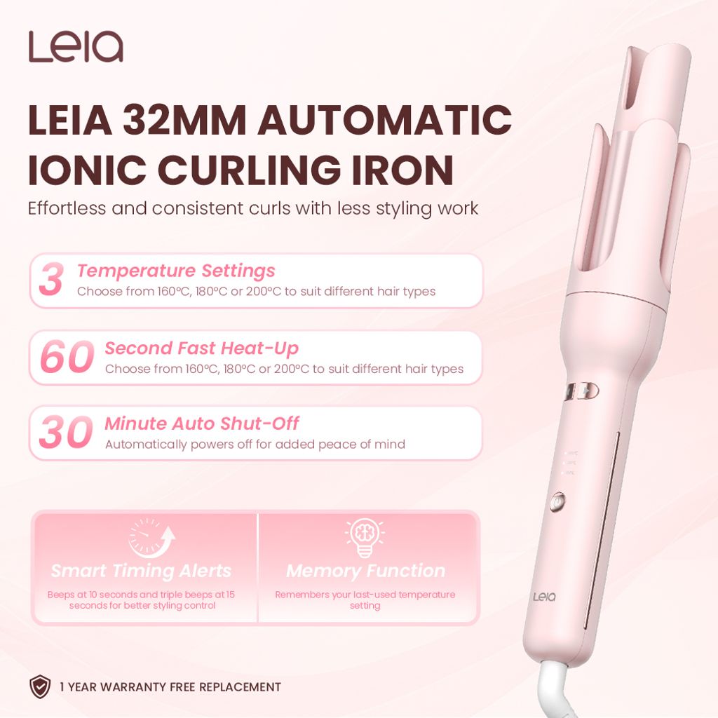 32mm auto curling iron