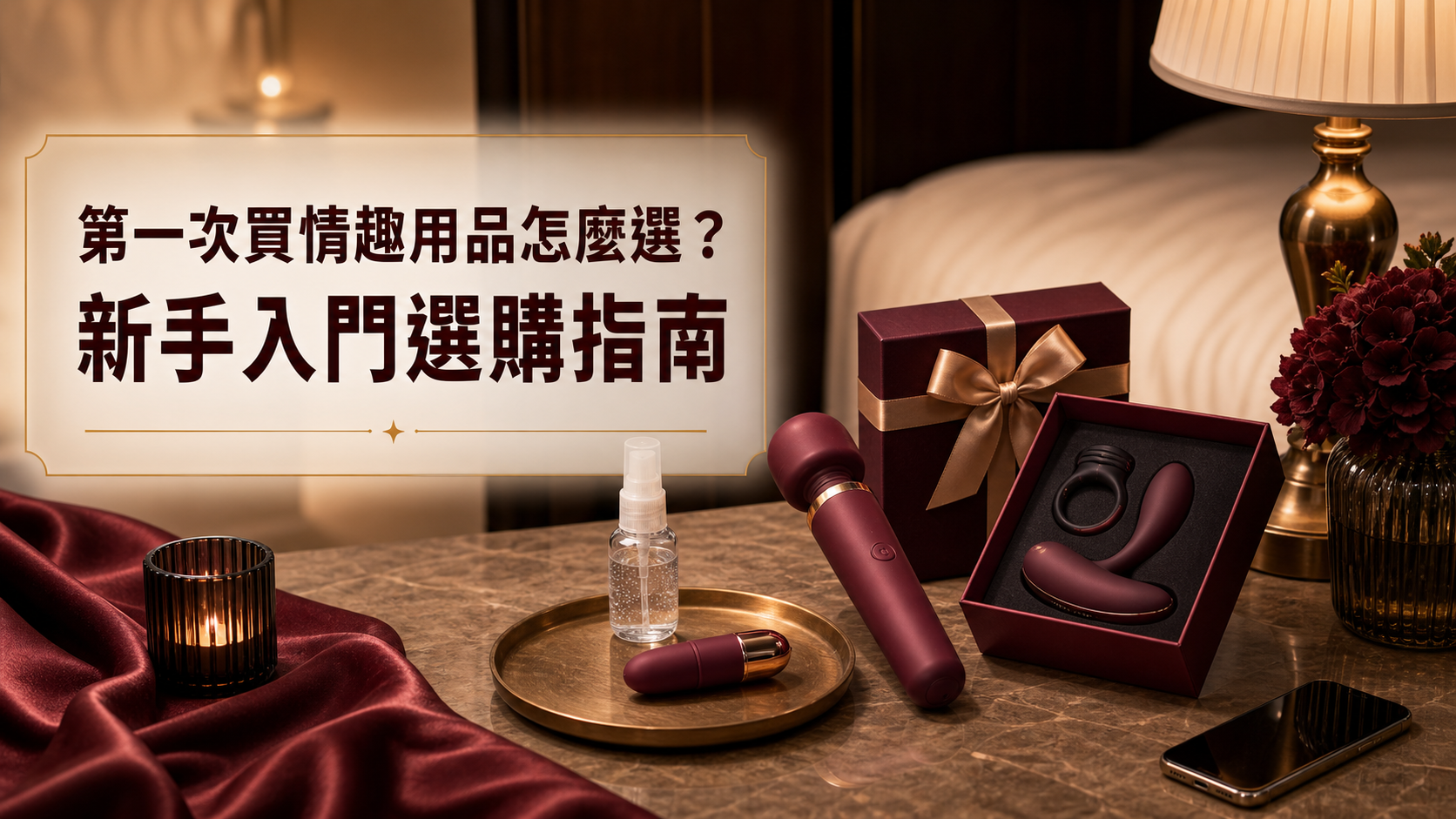 第一次買情趣用品怎麼選？新手潤滑液、跳蛋、按摩棒與情侶用品入門指南