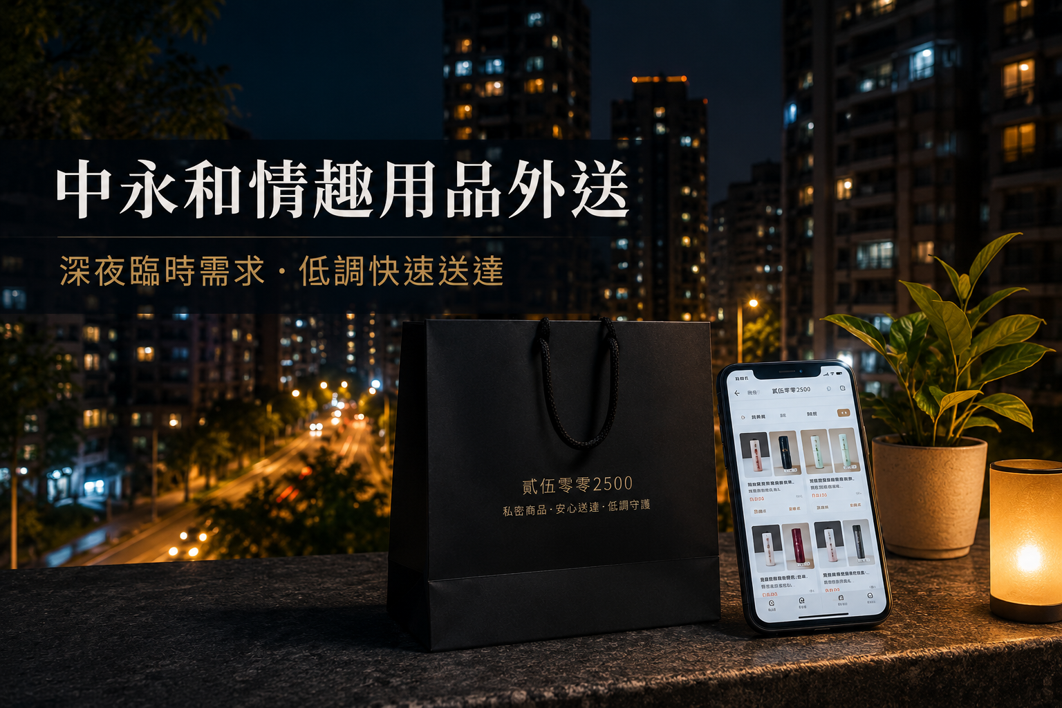 中永和情趣用品外送｜深夜臨時需求、不想露臉，也能低調快速送達