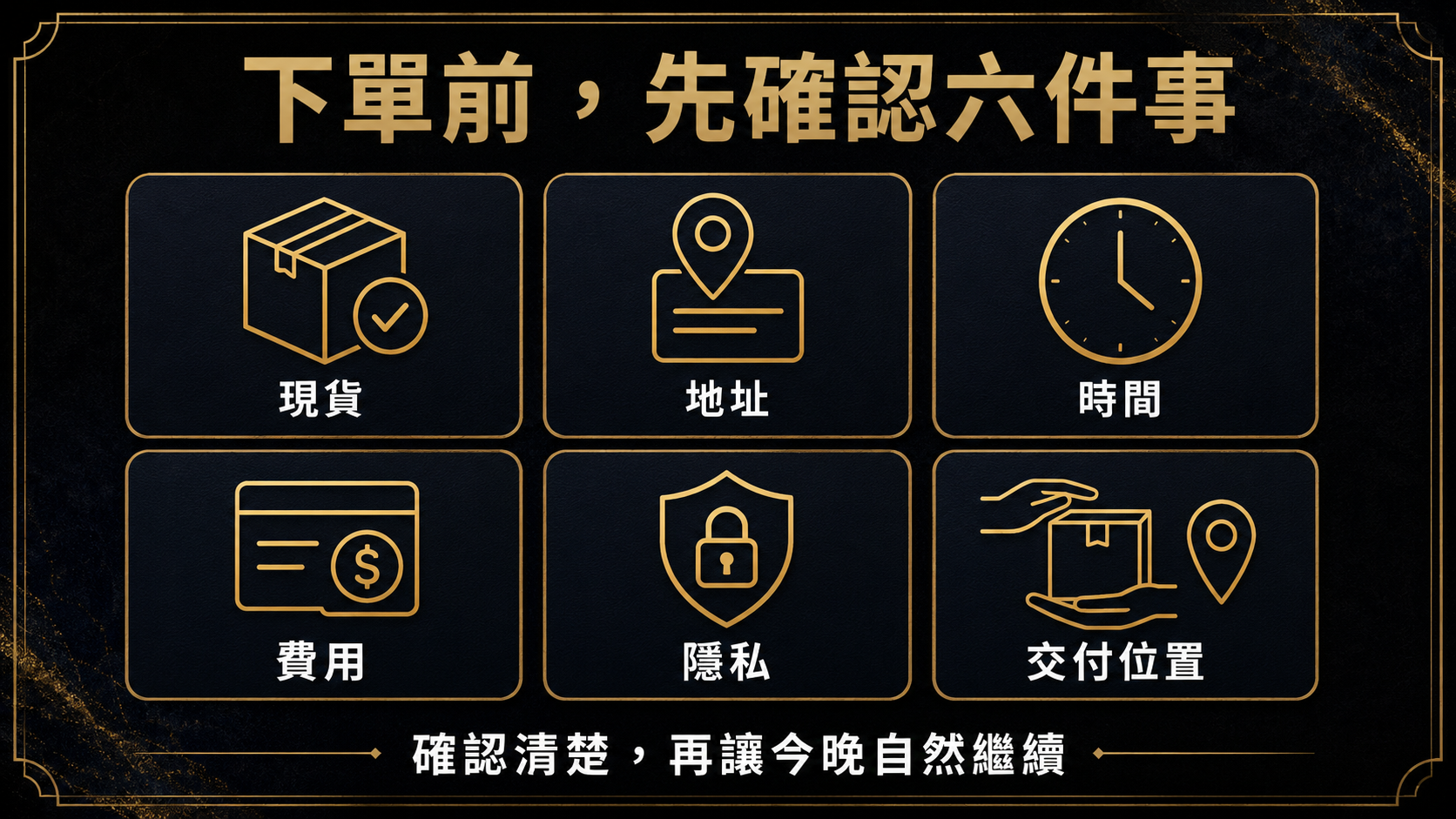 三重蘆洲情趣用品外送下單前確認現貨、地址、時間、費用、隱私與交付位置