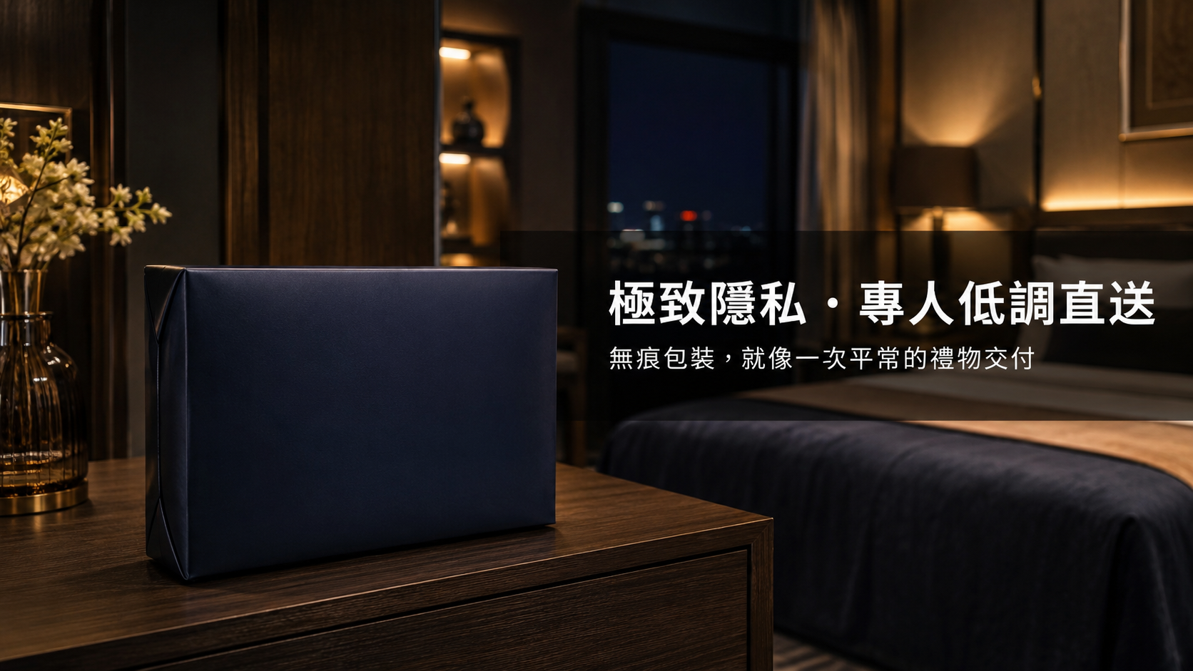 情趣用品汽車旅館外送無痕機密包裝示意圖
