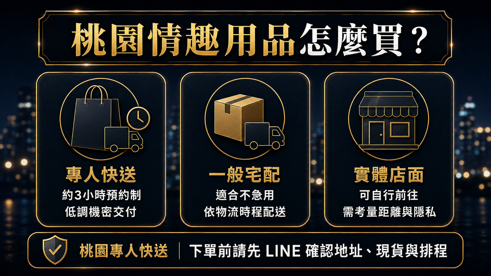 桃園情趣用品專人快送一般宅配與實體店面購買方式比較