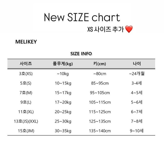 Melikey-SIZE