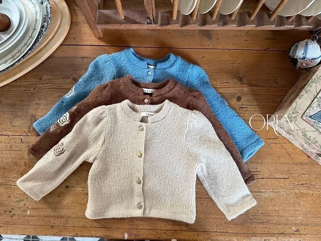 ProductGroup-55-[KIDS] 罩衫 OREN 젬마니트가디건 26가을