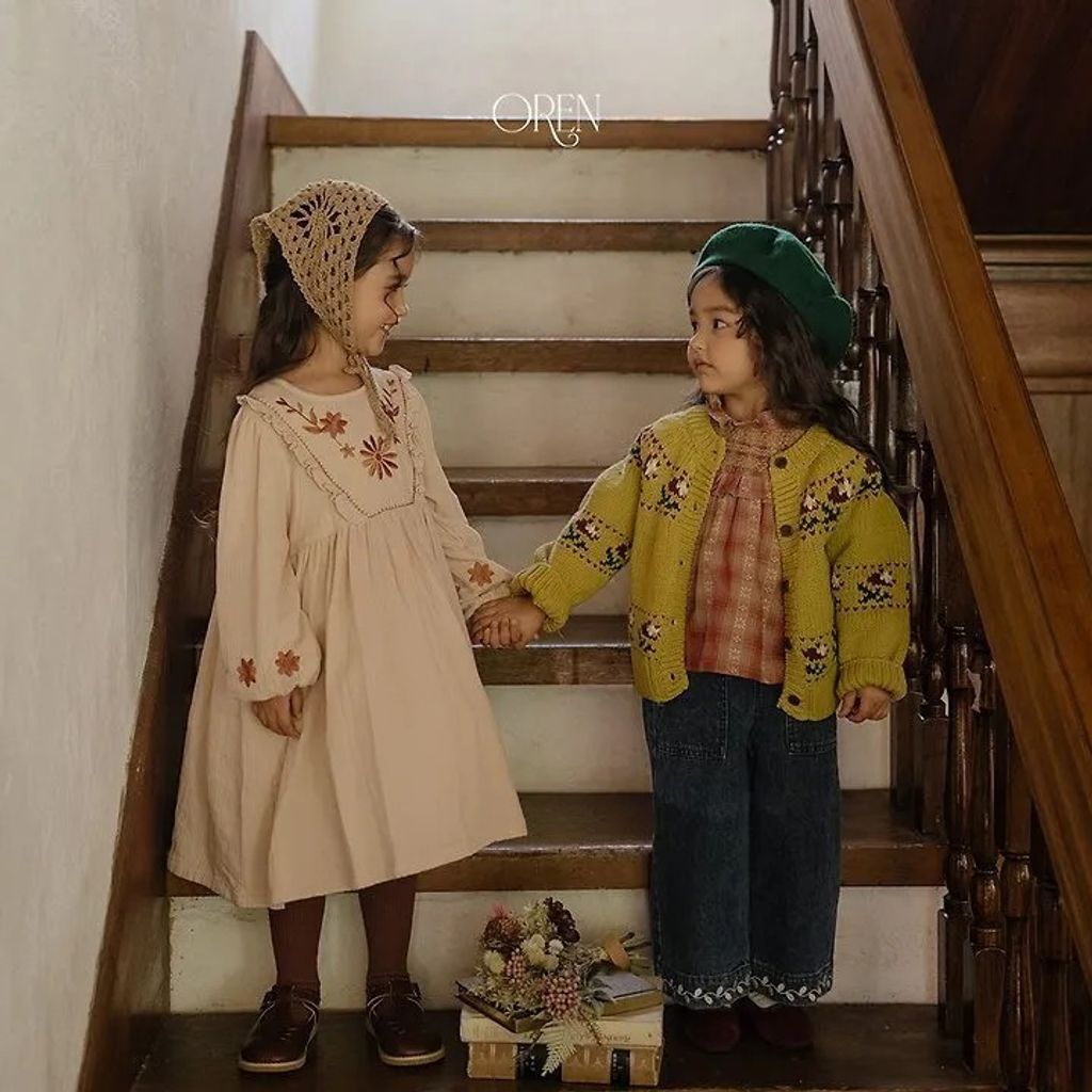 ProductGroup-57-[KIDS] 罩衫 OREN 벨로티플라워니트가디건(투웨이착용) 26가을