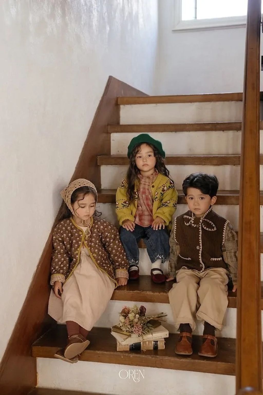 ProductGroup-66-[KIDS] 罩衫 OREN 벨로티플라워니트가디건(투웨이착용) 26가을