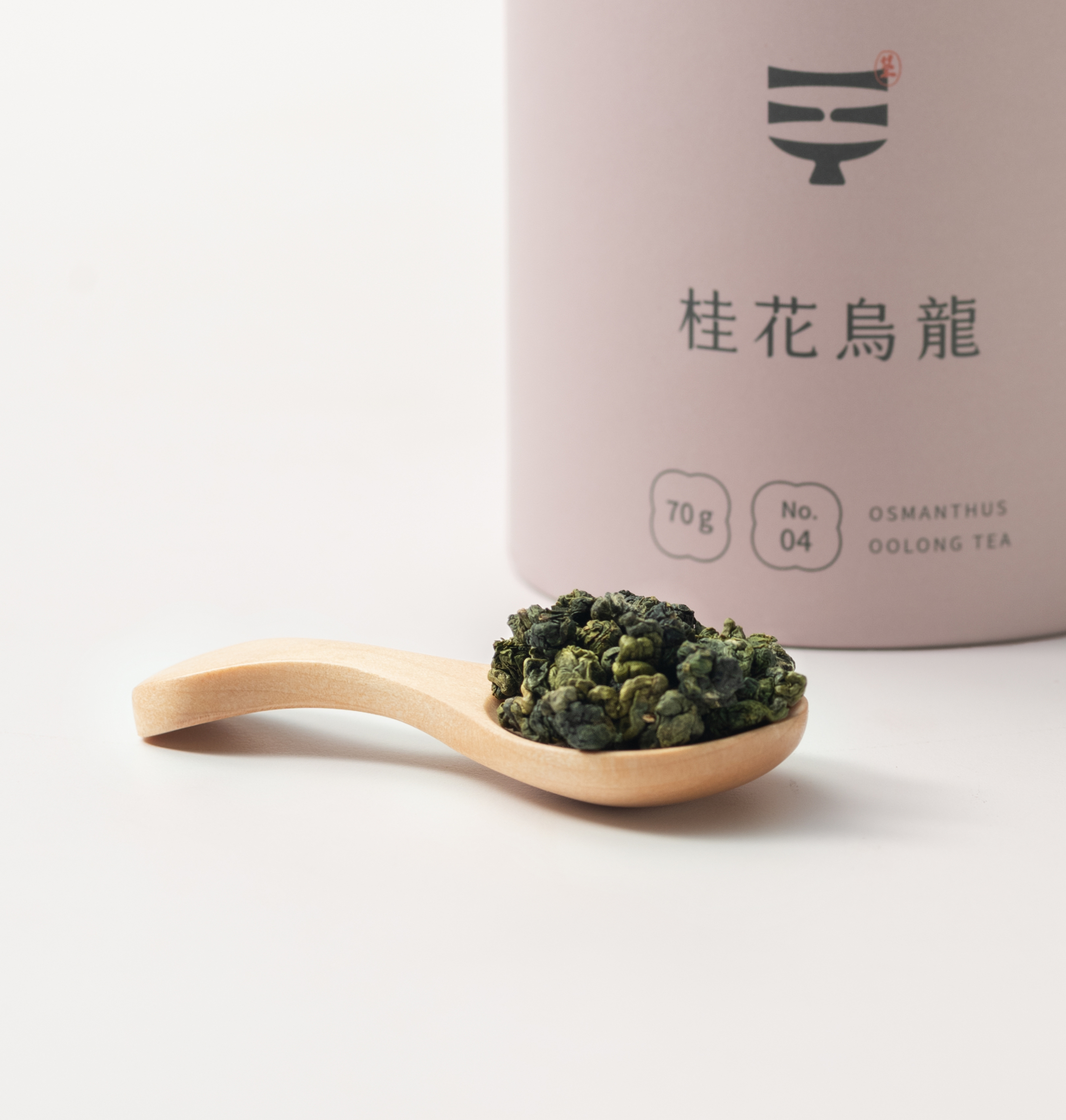 桂花茶葉特寫大