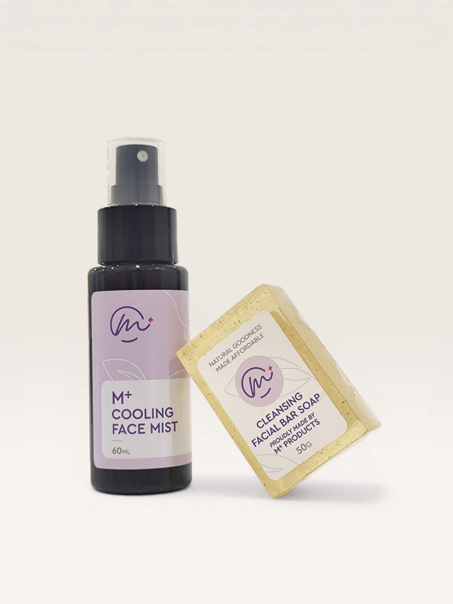 Mplus Cooling Face Mist and Organic Ginseng Soap