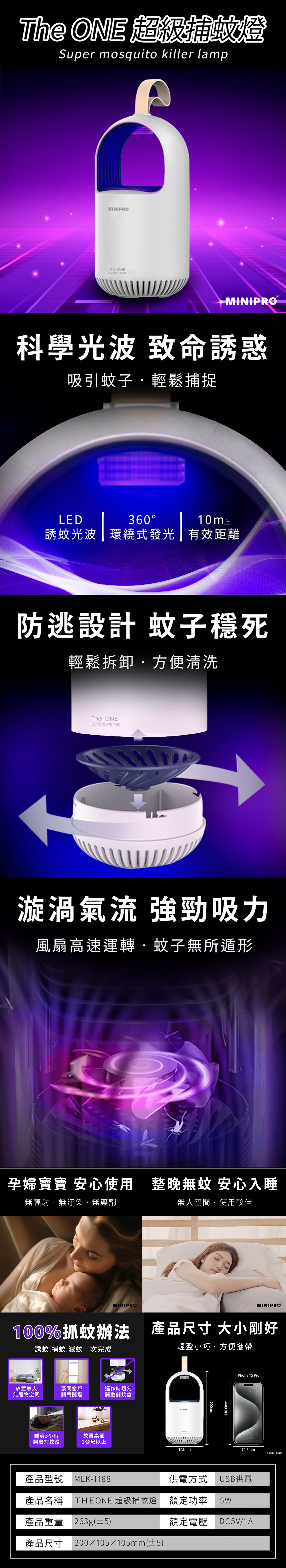 THEＯＮＥ捕蚊商品下方情境