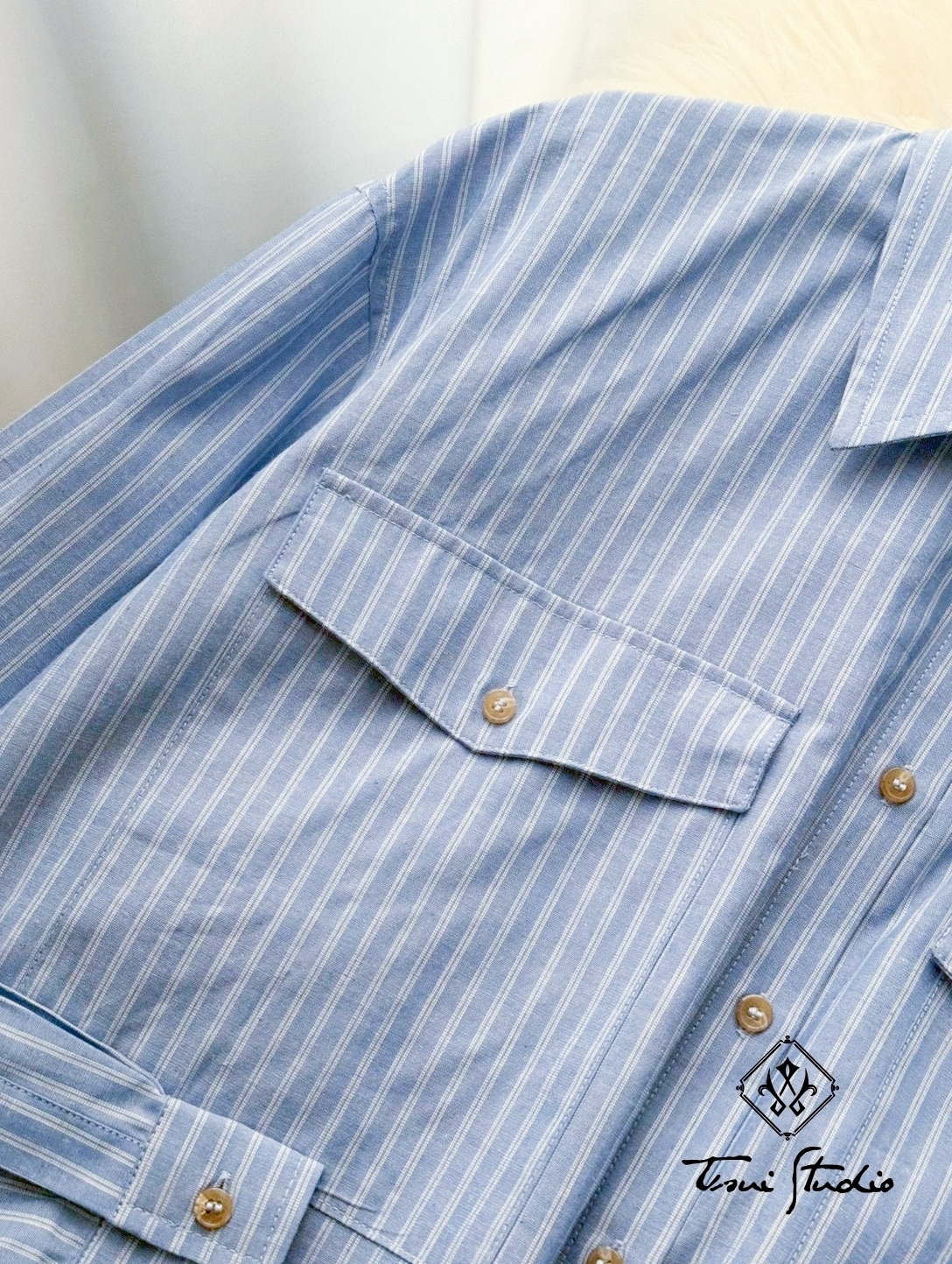 LINE_ALBUM_藍色條紋大口袋襯衫_260324_4