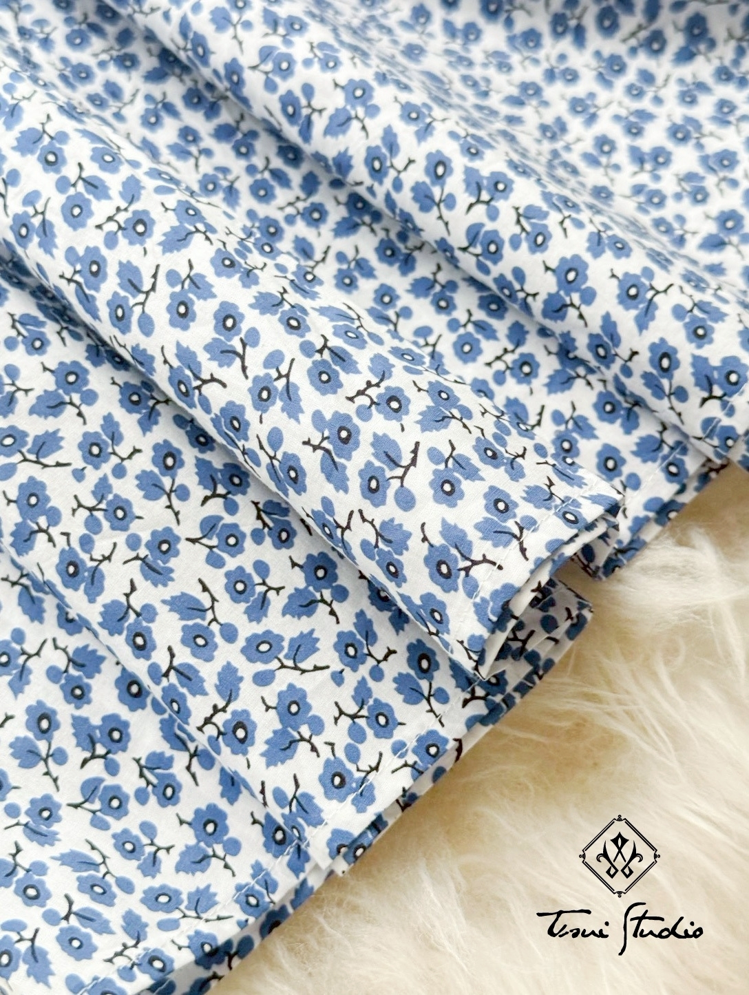 LINE_ALBUM_碎花泡泡袖圓領高腰長洋裝_260324_10