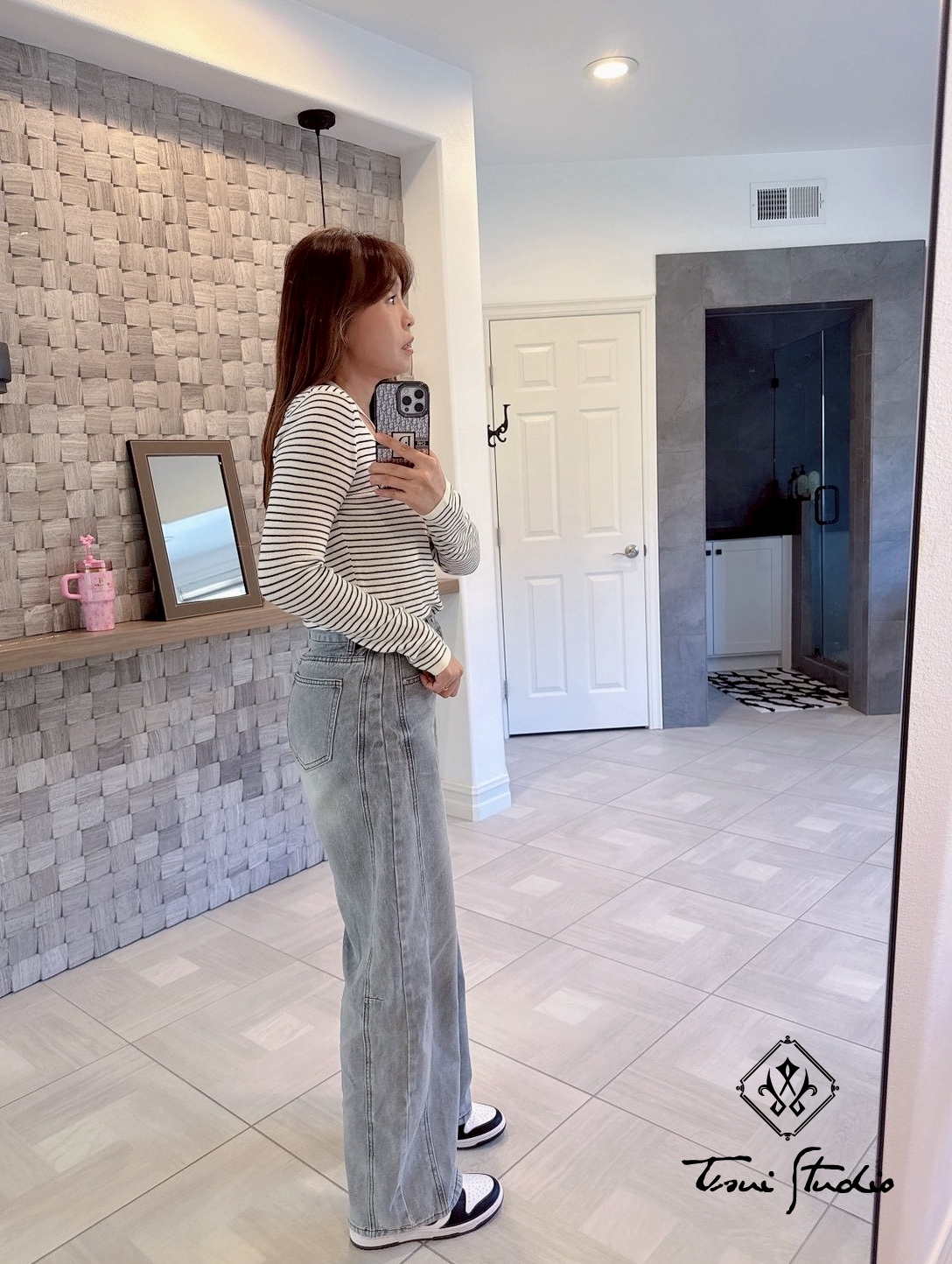 LINE_ALBUM_繞頸針織長袖黑白條紋上衣_260324_9