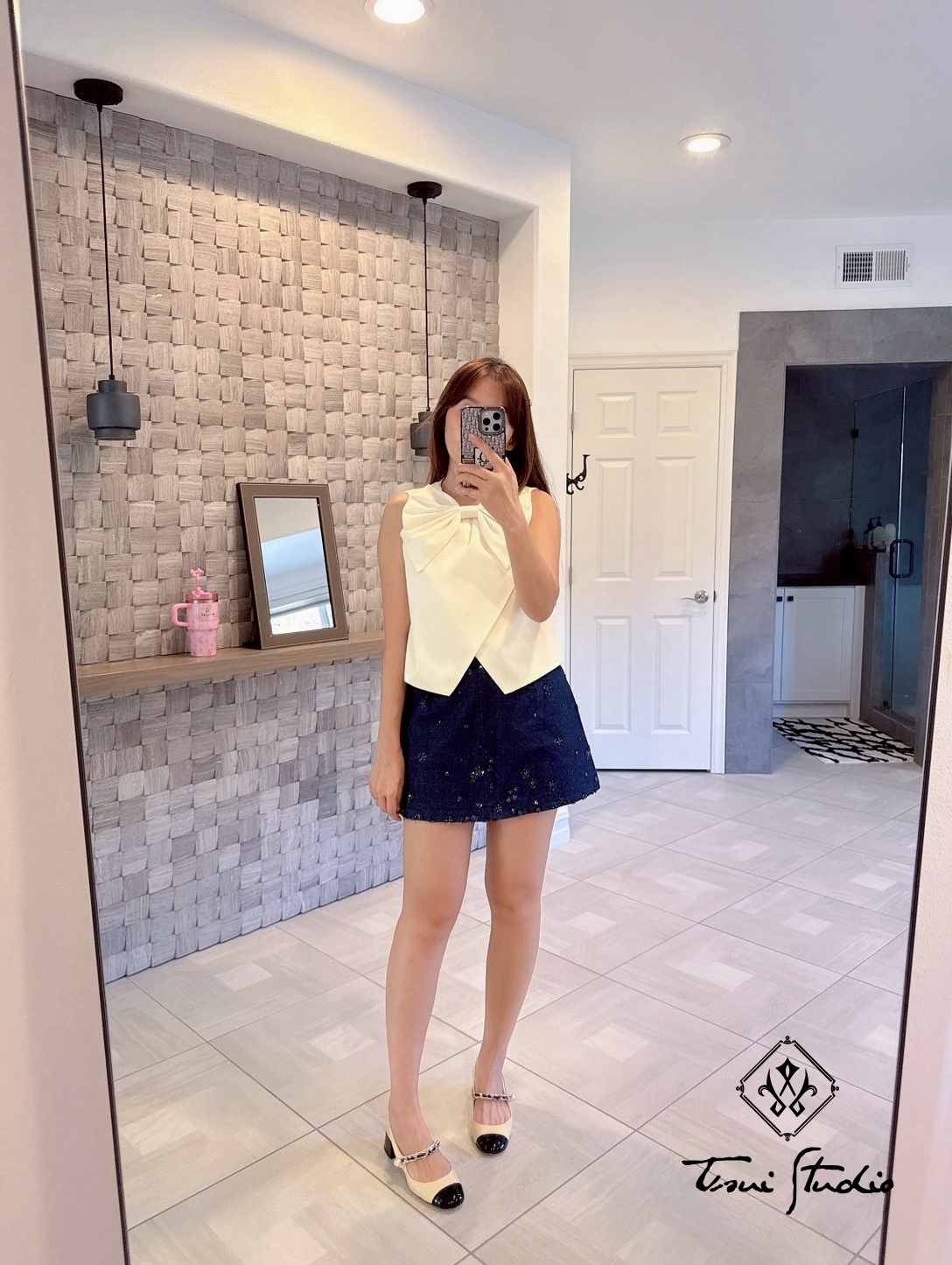 LINE_ALBUM_亮片繡花壓褶牛仔短裙_260414_14