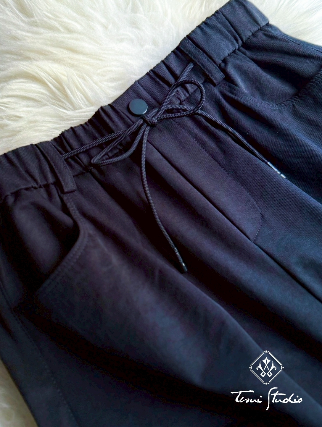 LINE_ALBUM_萊賽爾鬆緊抽繩休閒工裝褲。深藍_260421_3