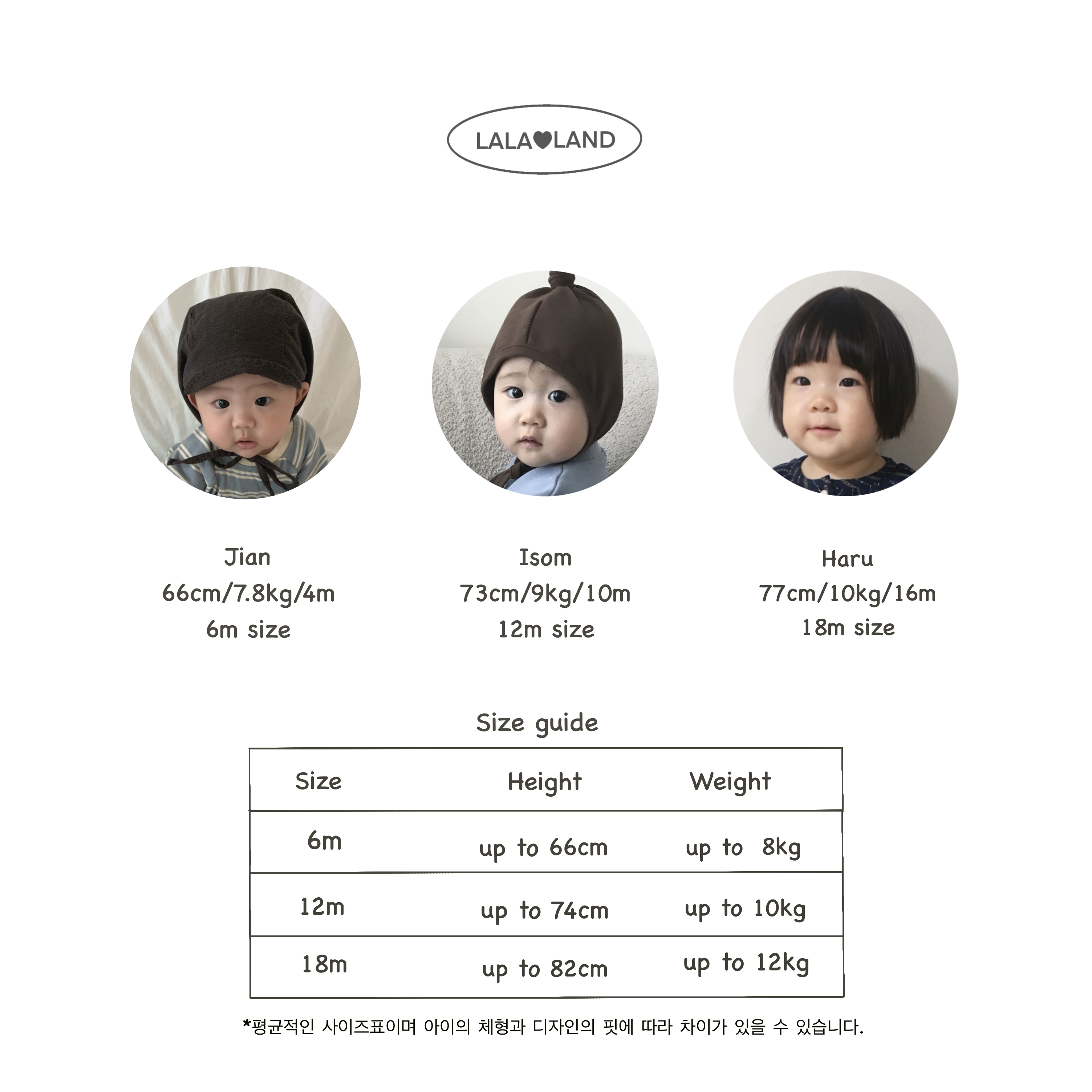 00.베베사이즈표