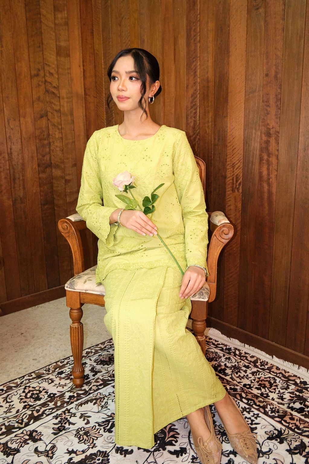 kurung kedah green