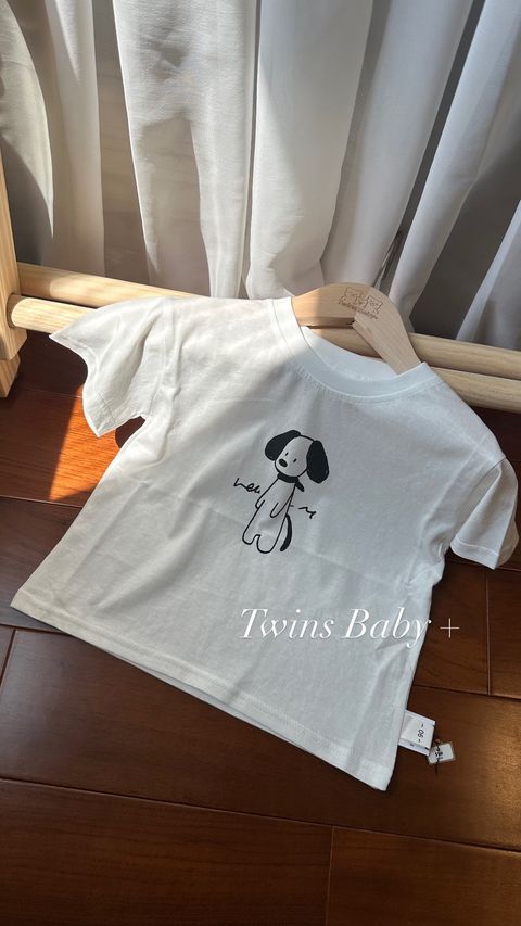 狗狗印花棉T (2)