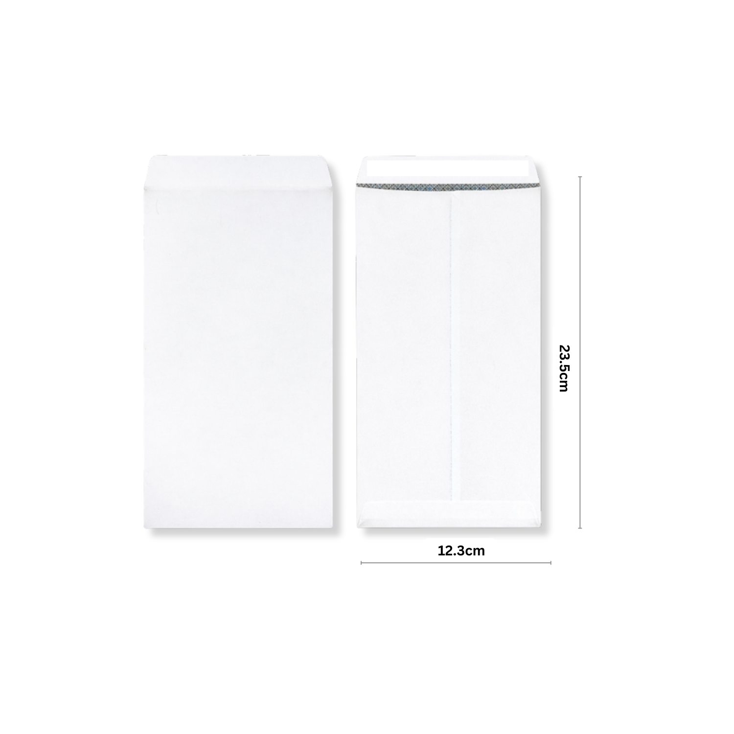 中式信封-雙層保密封 12K 規格:12.3cm X 23.0cm 標準型:100.0g (2)