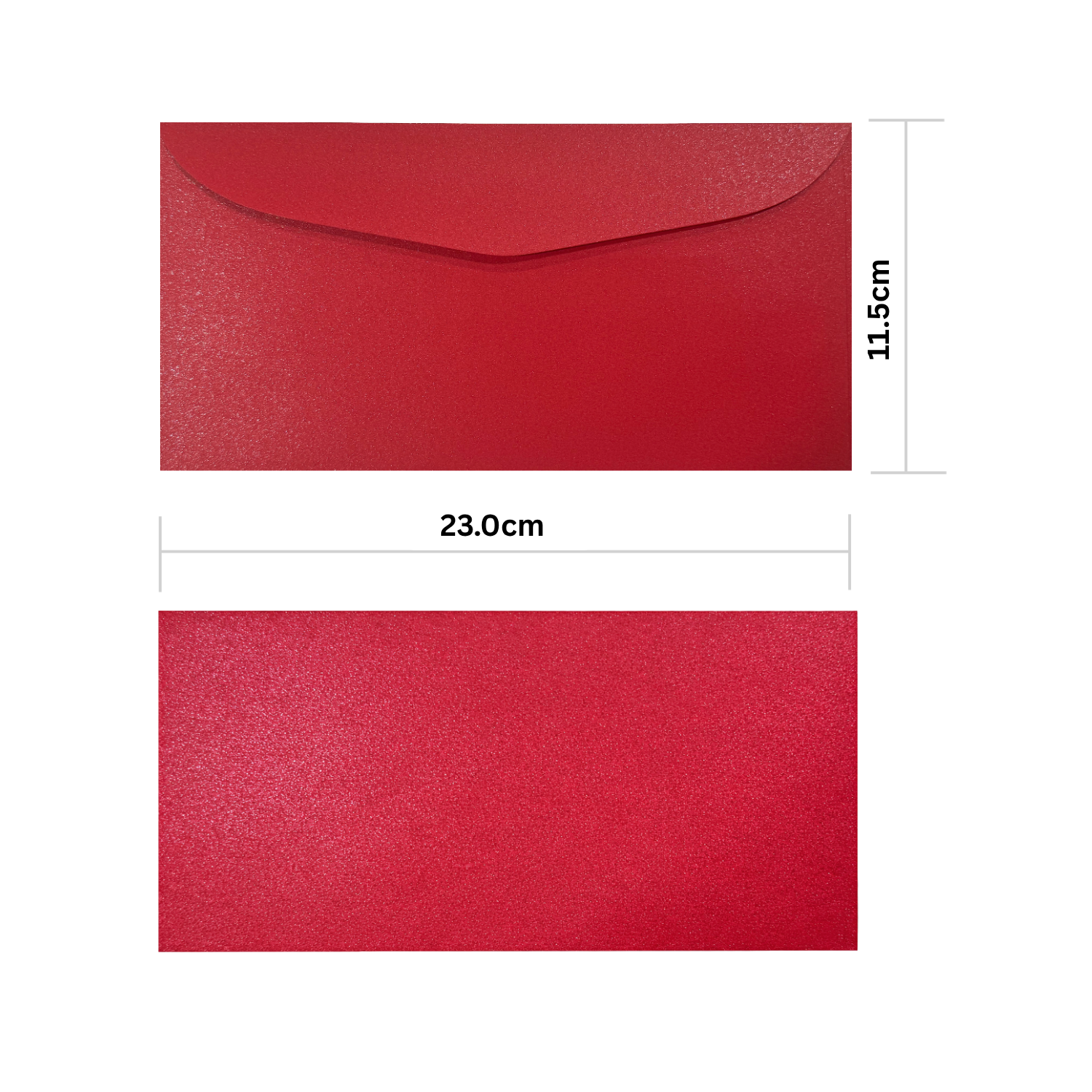 銀點大紅邀請卡歐式信封 11.5cm x 23.0cm