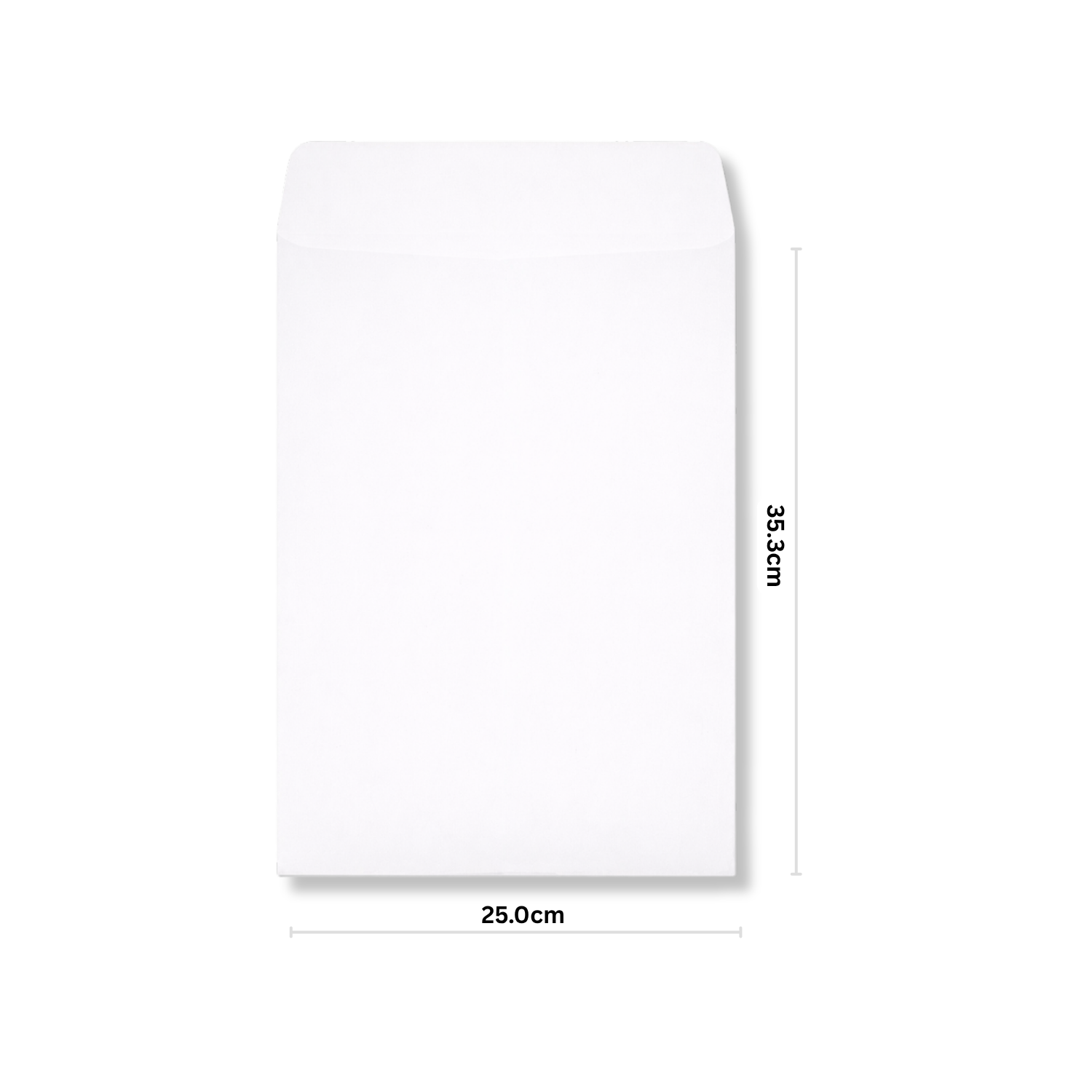 中式公文封-白牛皮 大型 規格：25.0cm X 35.3cm 標準型：100.0g
