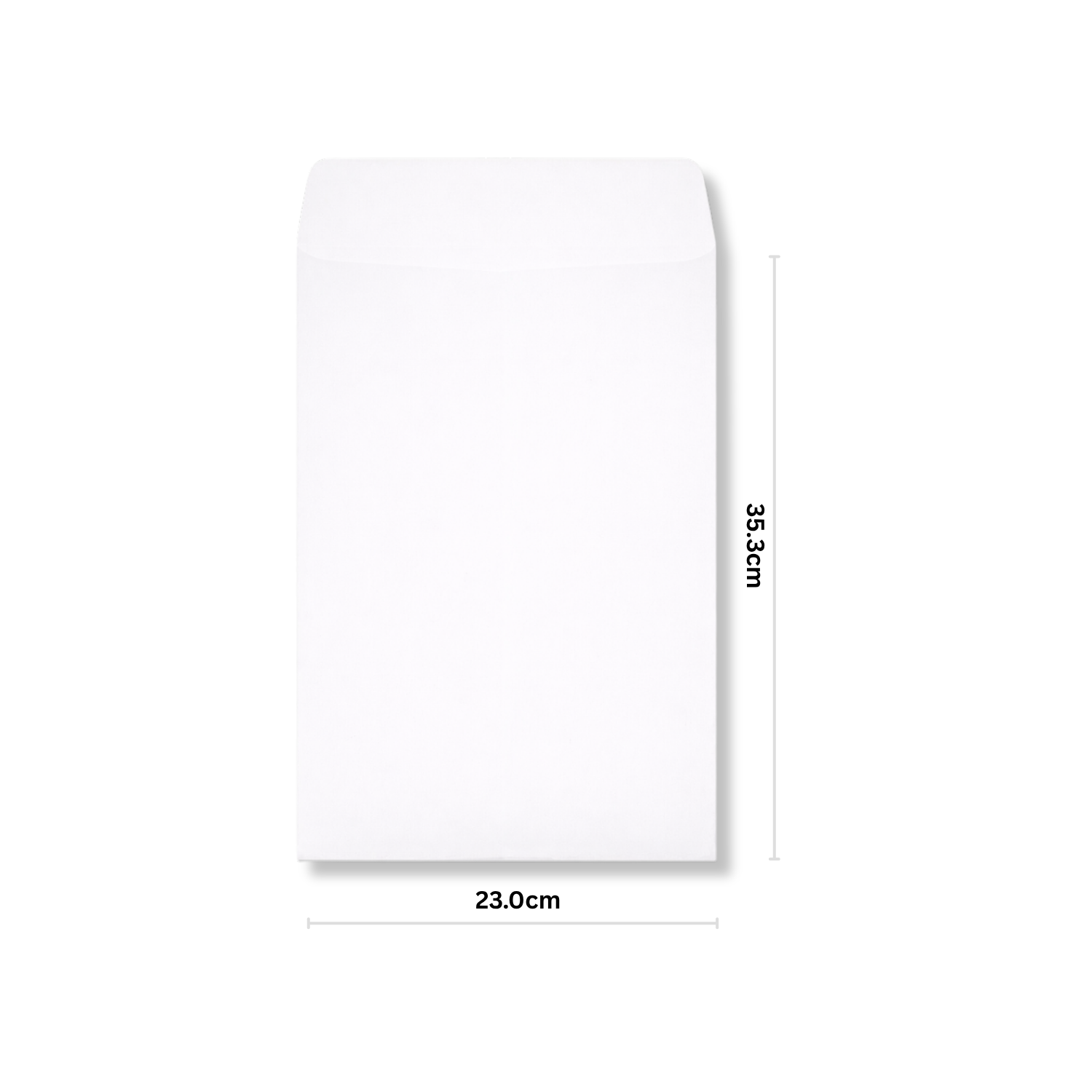 中式公文封-白牛皮 長5K 規格：23.0cm X 35.3cm 標準型：100.0g