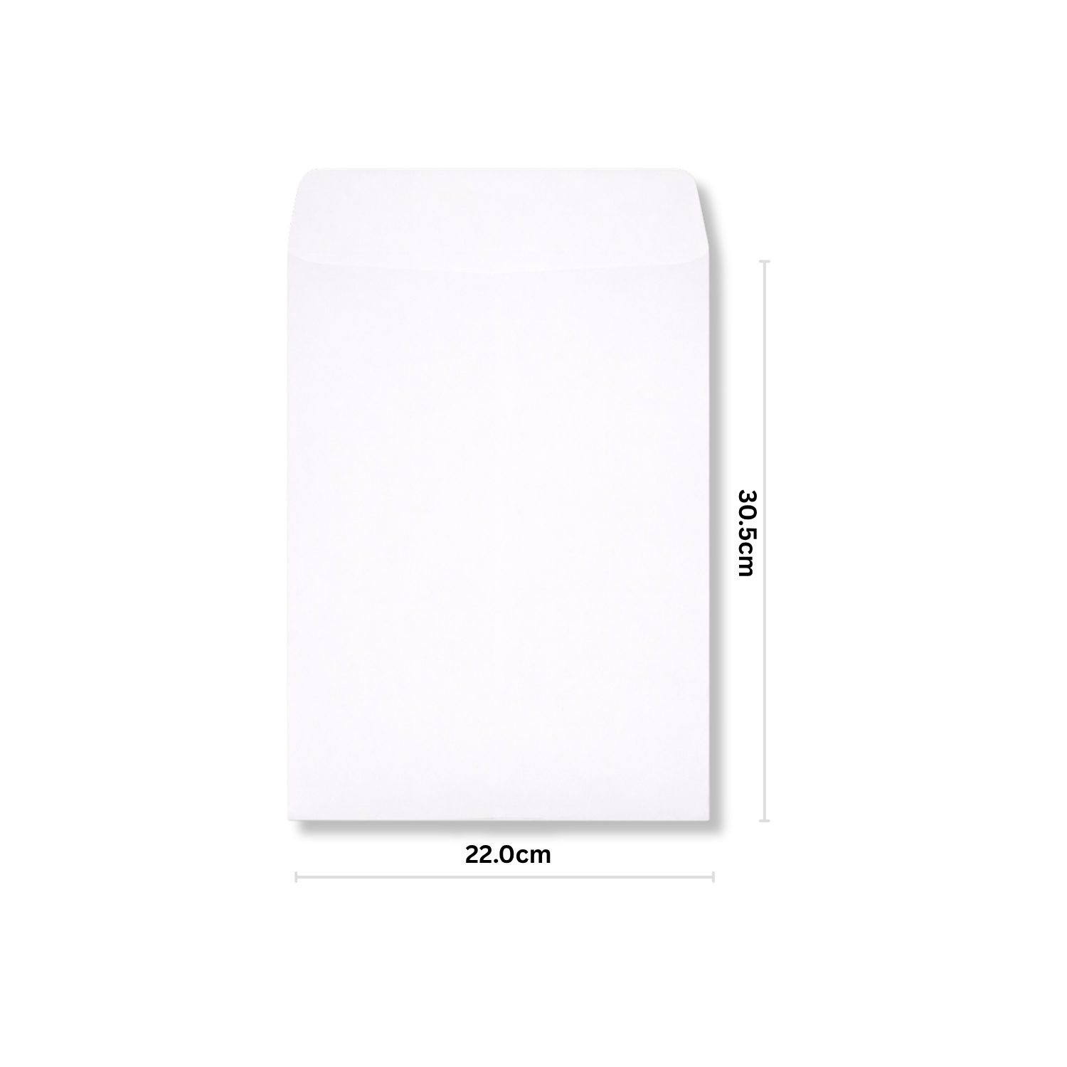 中式公文封-白牛皮 6K 規格：22.0cm X 30.5cm 標準型：100.0g