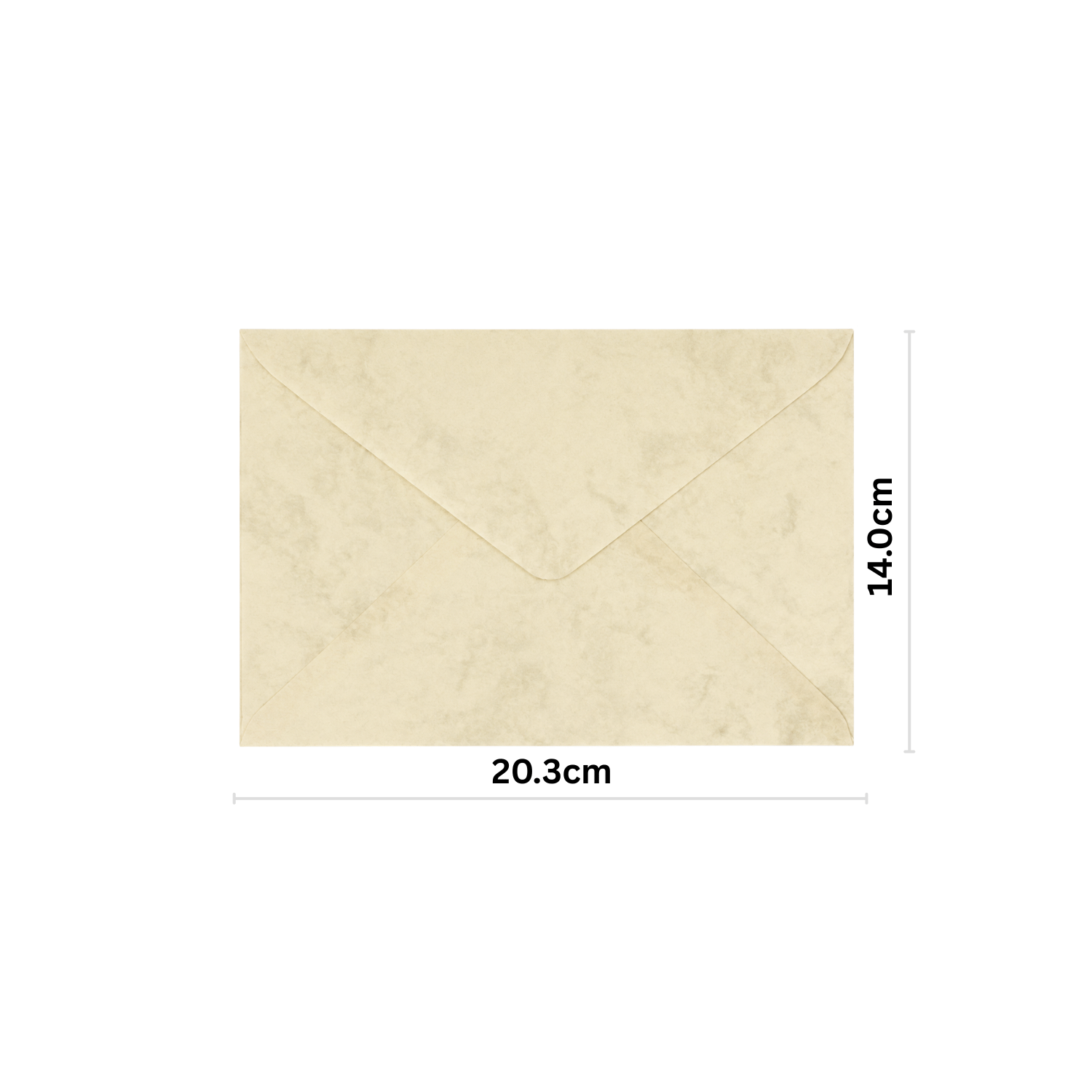 黃色大理石紋西式信封 14.0cm x 20.3cm (120g)