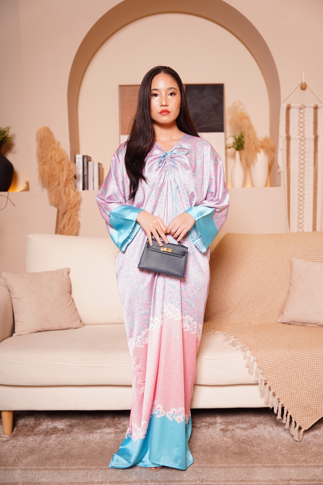 premium anggun pleats kaftan