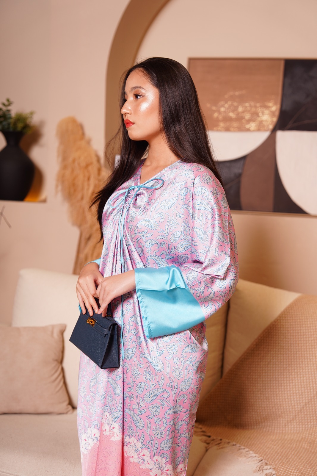 premium anggun pleats kaftan