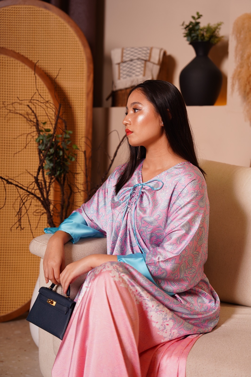 premium anggun pleats kaftan