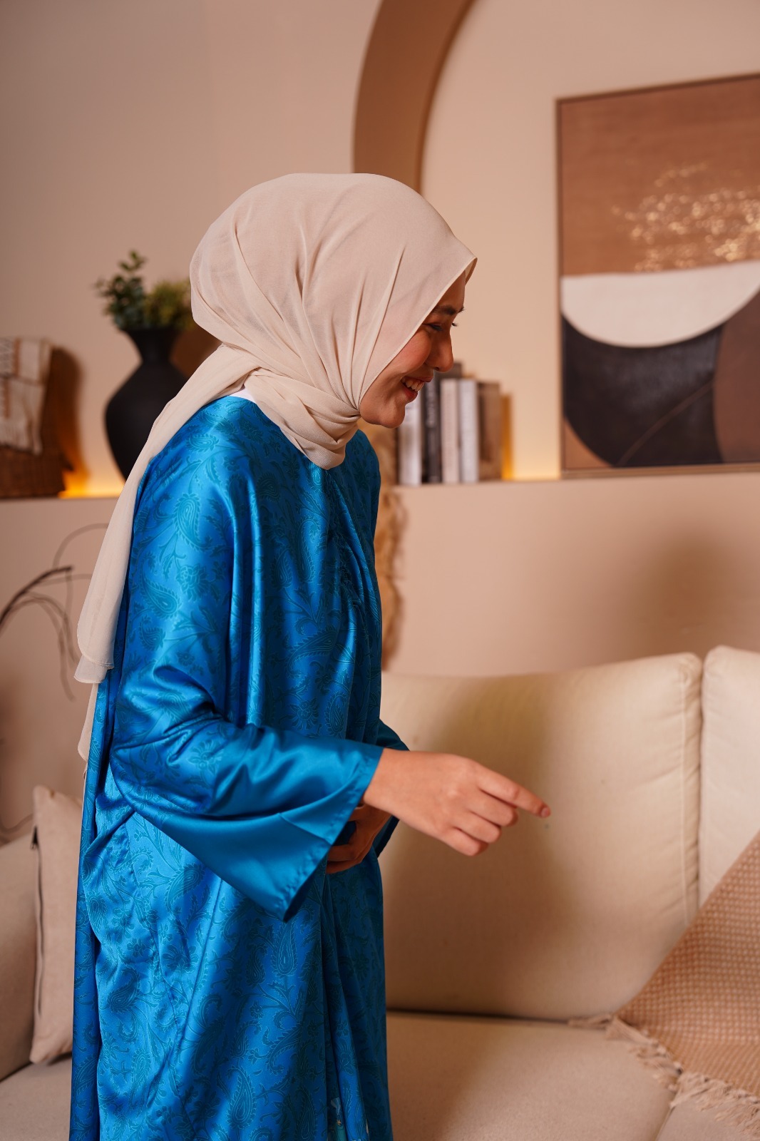 premium anggun pleats kaftan