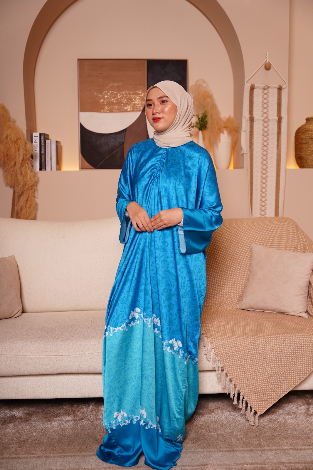 premium anggun pleats kaftan