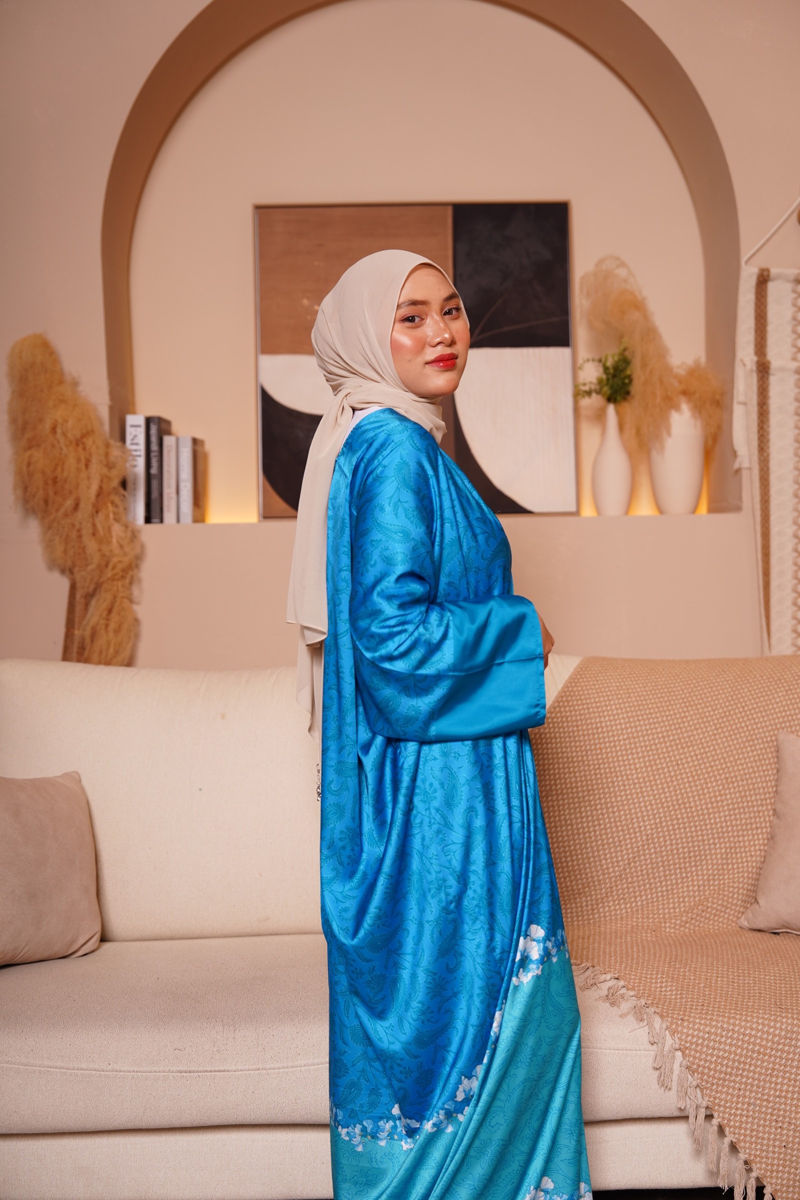 premium anggun pleats kaftan