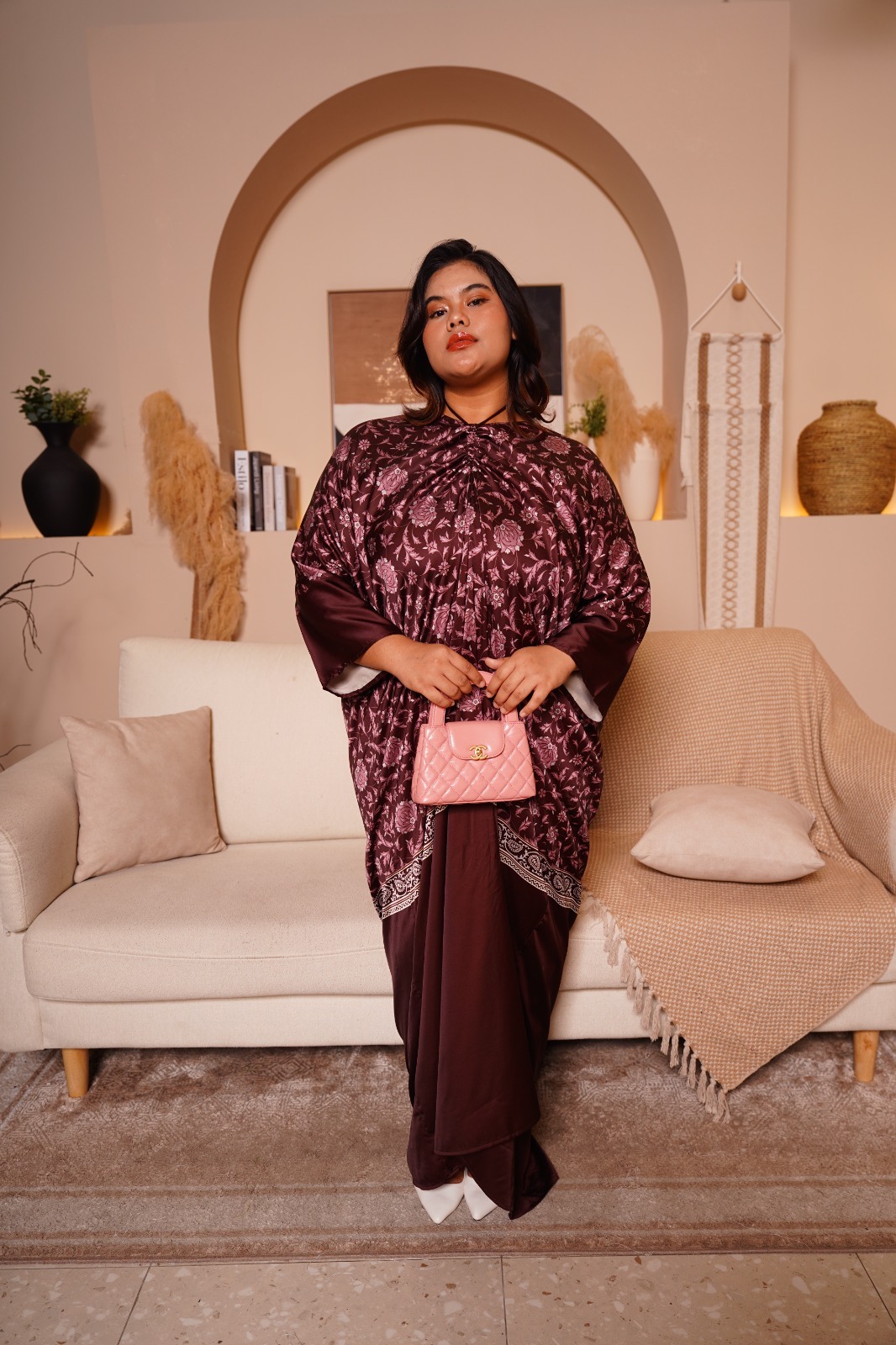premium anggun pleats kaftan