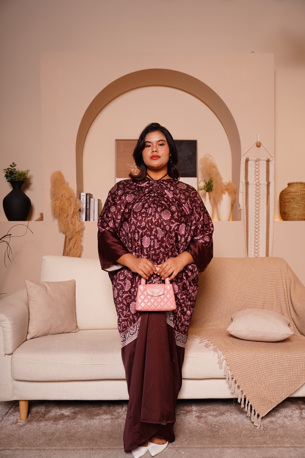 premium anggun pleats kaftan