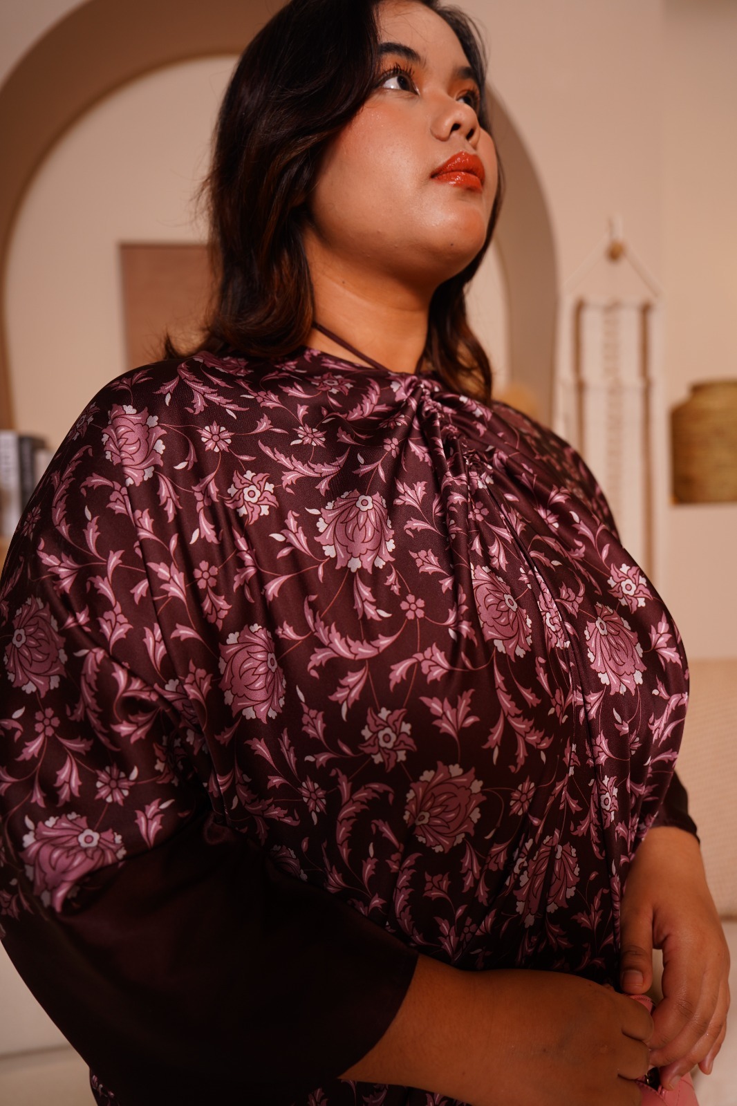 premium anggun pleats kaftan